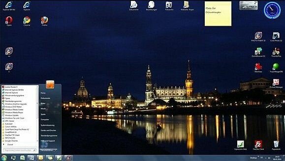Desktop unter Windows7